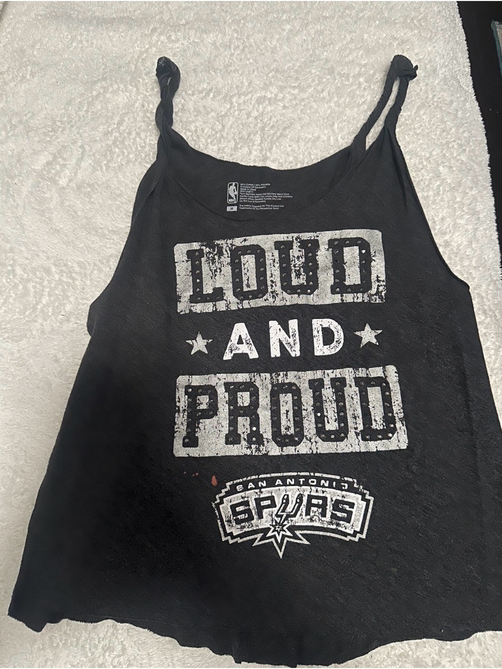 NBA San Antonio Spurs Loud and Proud Womens Medium in Preowned Condition